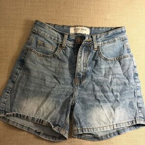 GOGO Light Blue High-Rise Denim Shorts